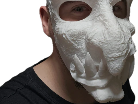 UGLY DEMON MASK 3D Print Model