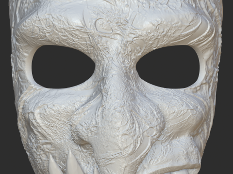 UGLY DEMON MASK 3D Принт Модель