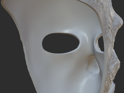 UGLY DEMON MASK 3D Принт Модель