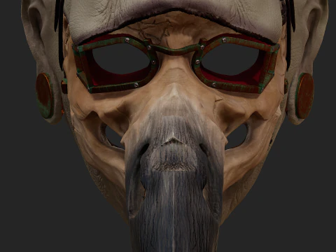 Plague doctor mask 3D Print Model