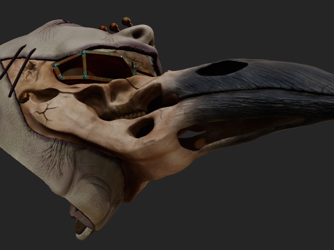 Plague doctor mask Modèles 3D en vedette