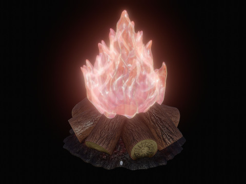 Camp Fire Cozy Campfire Lamp 3D 打印模型
