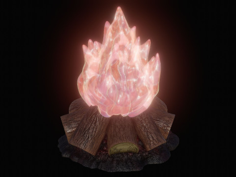 Camp Fire Cozy Campfire Lamp 3D 打印模型