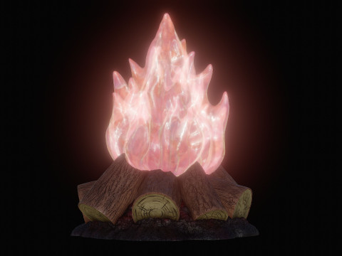 Camp Fire Cozy Campfire Lamp 3D 打印模型