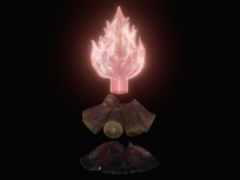 Camp Fire Cozy Campfire Lamp 3D 打印模型