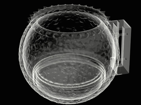 Wall Planter 3Dプリントモデル