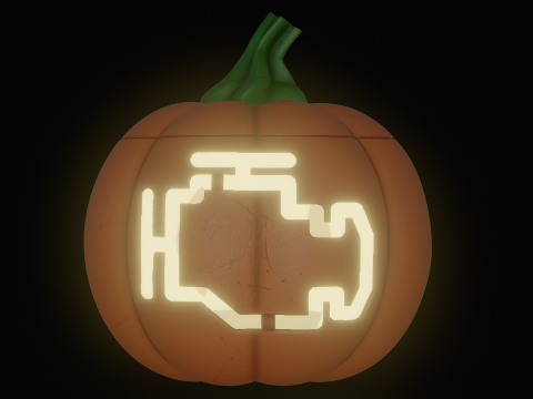 Jack o Lantern 3Dプリントモデル