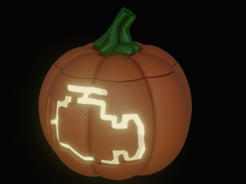 Jack o Lantern 3D Print Model