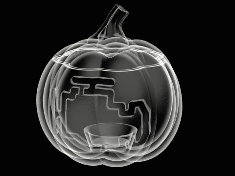 Jack o Lantern 3D Print Model