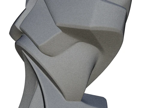 Abstract Spartan Warrior Bust 3D Print Model