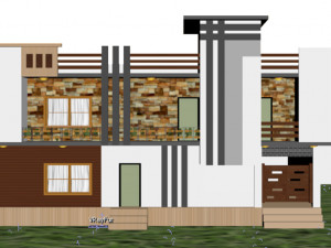 3D Front Elevation 3D Model