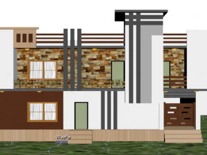 3D Front Elevation 3D Model