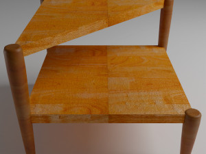 Small Double Base Shelf Modelo 3D