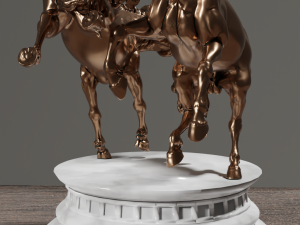 Baroque Horse 3Dプリントモデル