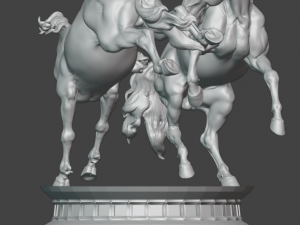 Baroque Horse 3Dプリントモデル