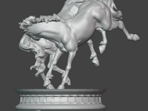 Baroque Horse 3Dプリントモデル
