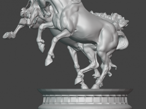 Baroque Horse 3Dプリントモデル