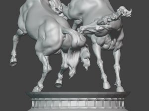 Baroque Horse 3Dプリントモデル