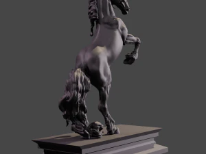 Friesian Horse 3D Print Model
