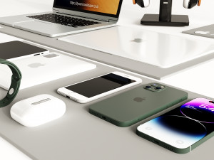Apple Set 3D Model