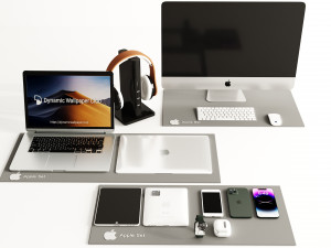 Apple Set 3D Model