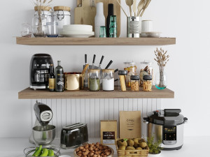 Kitchen accessories 3D 모델