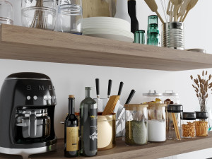 Kitchen accessories 3D-Modell