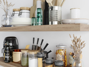 Kitchen accessories 3D-Modell