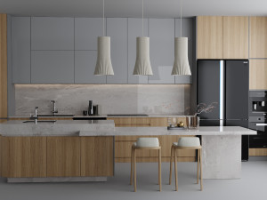 Kitchen ready scene 3D 모델