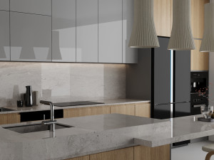Kitchen ready scene 3Dモデル