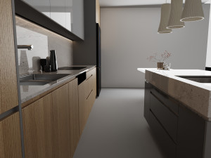 Kitchen ready scene 3Dモデル