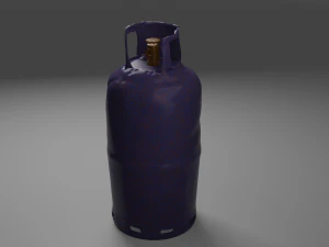 Cilindro de g&aacute;s propano Modelo 3D