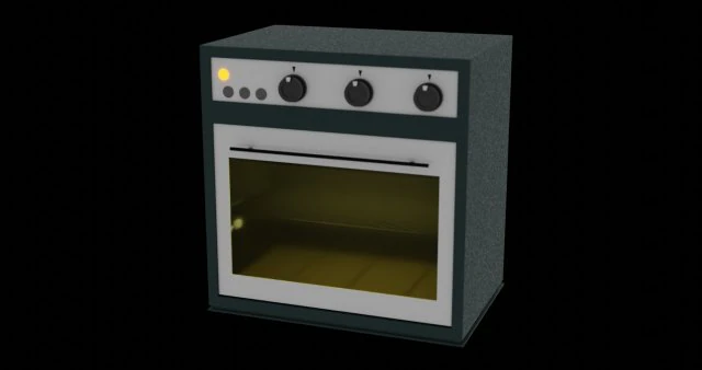 Forno el&eacute;trico Modelo 3D .c4d .max .obj .3ds .fbx .stl .blend 