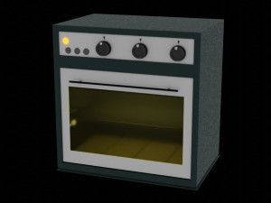 Electric oven Model 3D