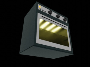 Electric oven Model 3D
