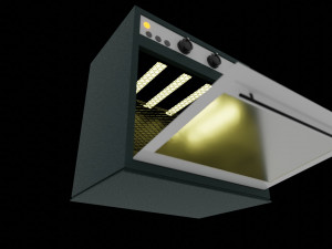 Electric oven Model 3D