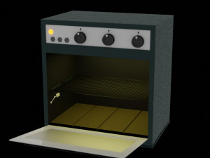 Electric oven Model 3D