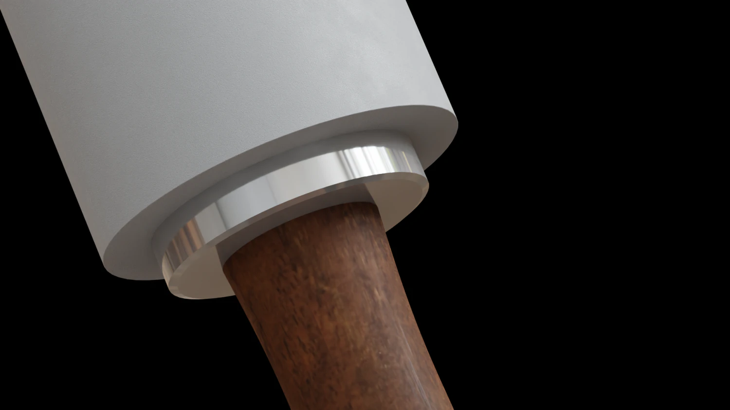 Lether hammer 3D Model .c4d .max .obj .3ds .fbx .stl .blend 