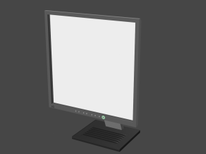 Pc monitor Model 3D