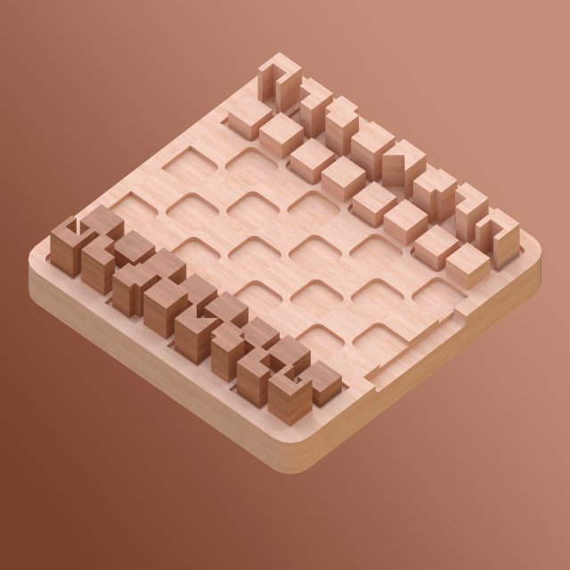Chess Board Modèle 3D .c4d .max .obj .3ds .fbx .stl .blend 