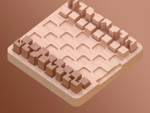 Chess Board Modèle 3D