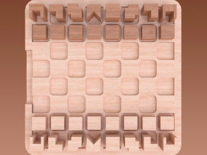 Chess Board Modèle 3D