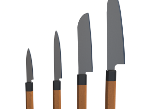 Kitchen Knives 3D मॉडल