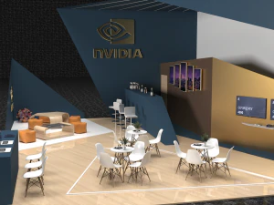 प्रदर्शनी स्टैंड 3डीएस मैक्स 2023 3D मॉडल