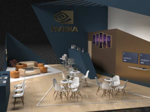 Exhibition stand 3ds max 2023 3D Model
