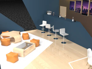 Exhibition stand 3ds max 2023 3D Model