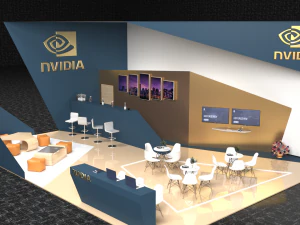 Exhibition stand 3ds max 2023 3D Model