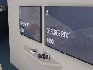 Exhibition stand 3ds max 2023 3D Model