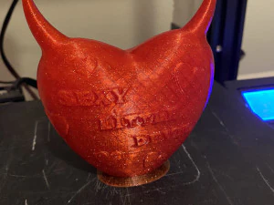 Devils Heart - Valentines day 3D Print Model