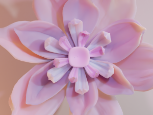 Flower model Modelo 3D